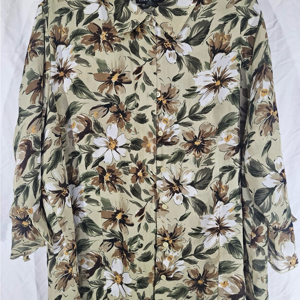 Floral Button-Up Shirt